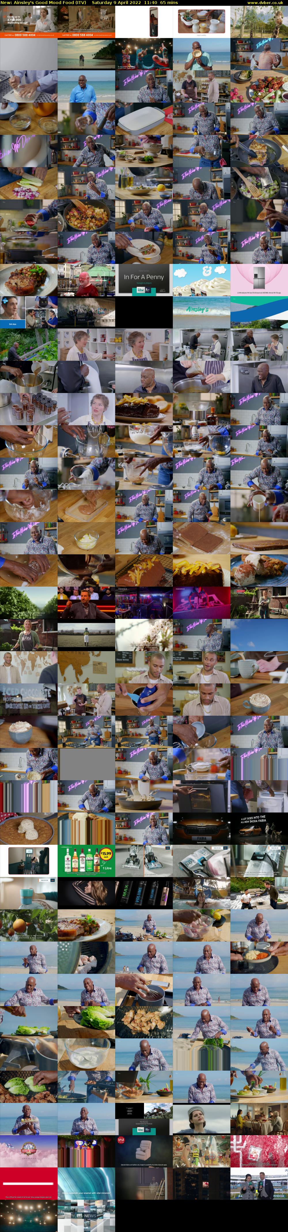 Ainsley's Good Mood Food (ITV) Saturday 9 April 2022 11:40 - 12:45
