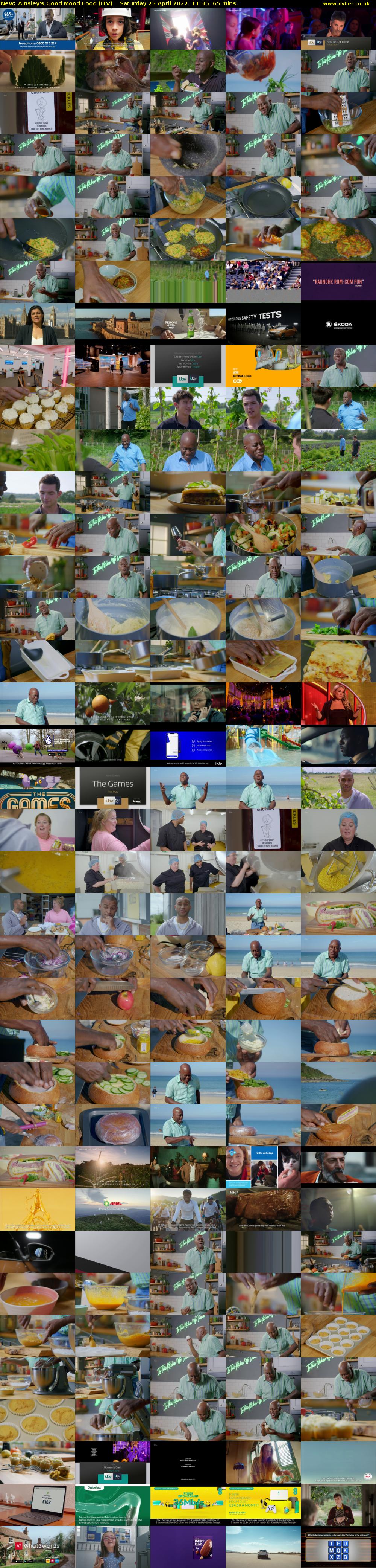 Ainsley's Good Mood Food (ITV) Saturday 23 April 2022 11:35 - 12:40