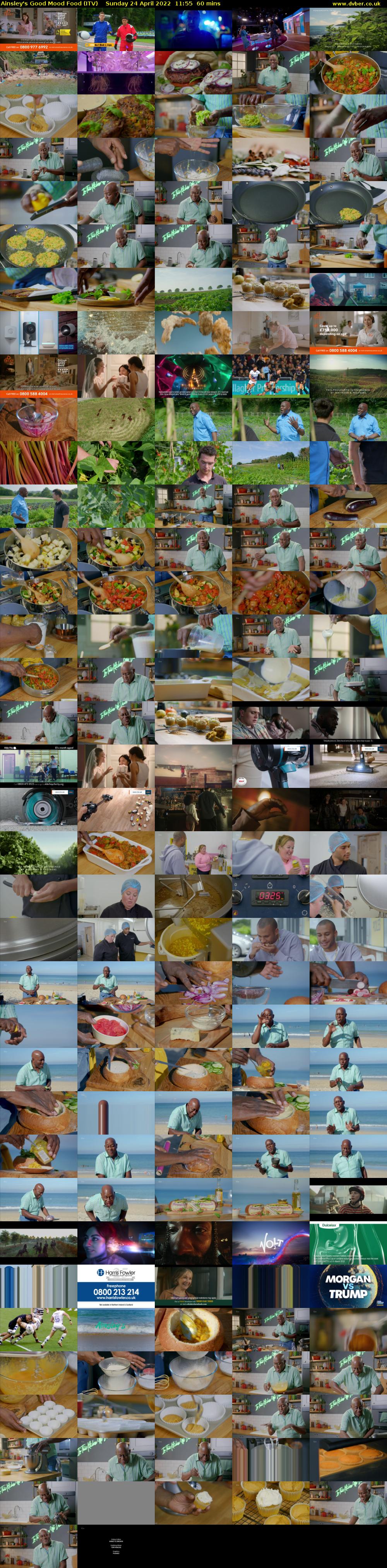 Ainsley's Good Mood Food (ITV) Sunday 24 April 2022 11:55 - 12:55