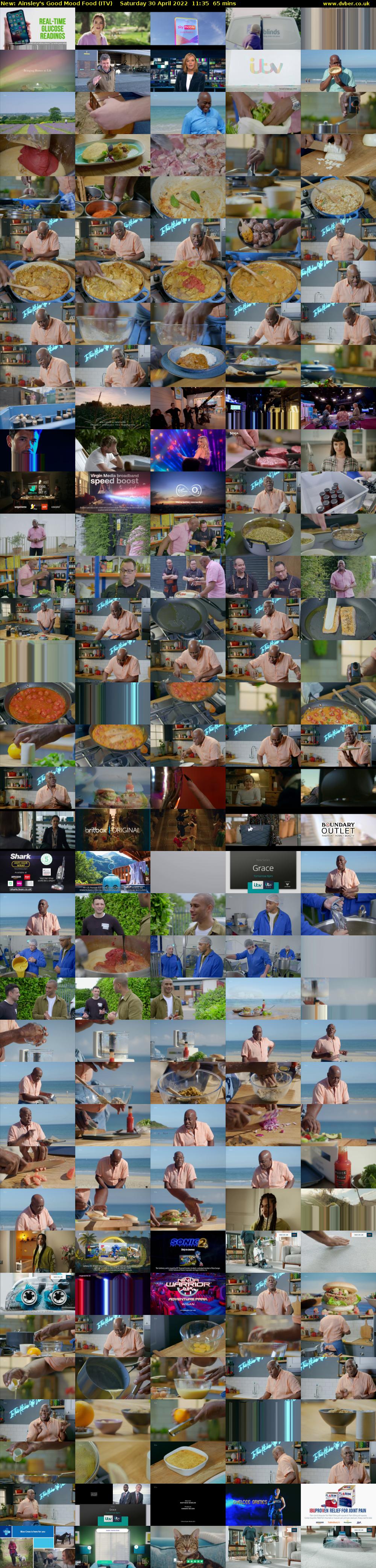Ainsley's Good Mood Food (ITV) Saturday 30 April 2022 11:35 - 12:40