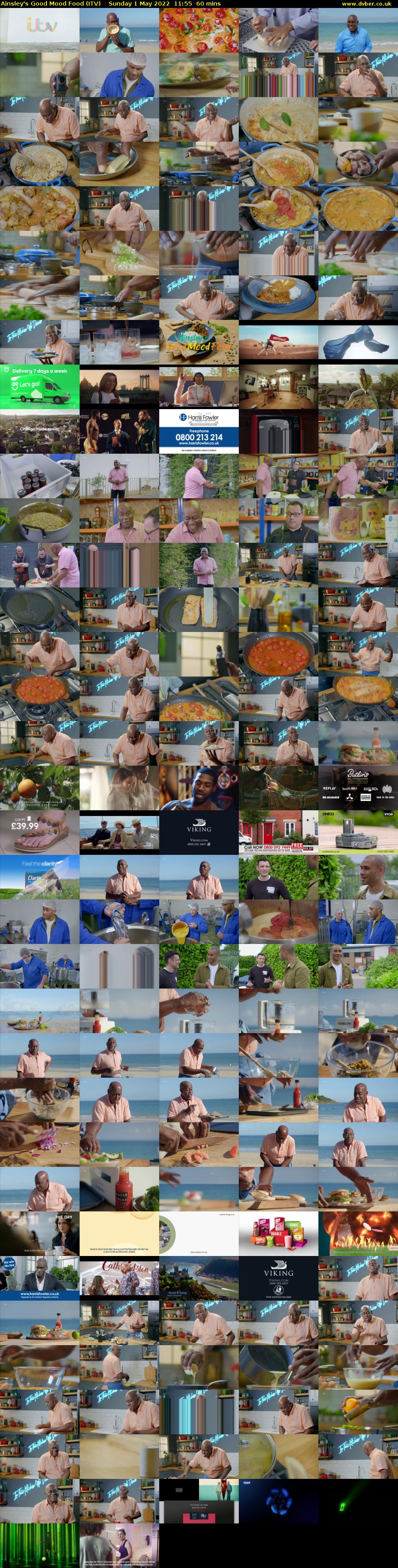 Ainsley's Good Mood Food (ITV) Sunday 1 May 2022 11:55 - 12:55