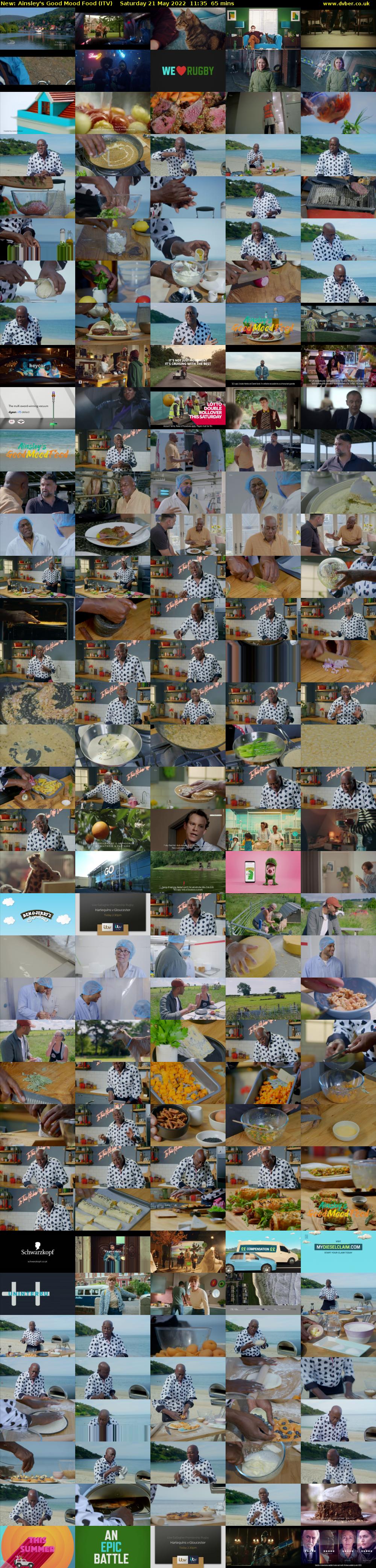 Ainsley's Good Mood Food (ITV) Saturday 21 May 2022 11:35 - 12:40