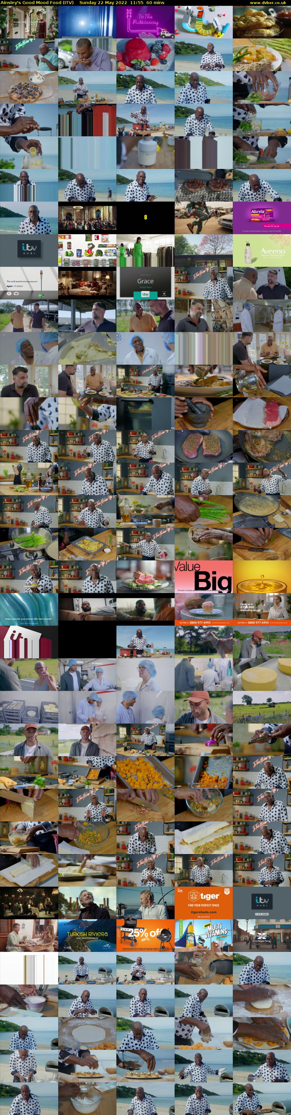 Ainsley's Good Mood Food (ITV) Sunday 22 May 2022 11:55 - 12:55
