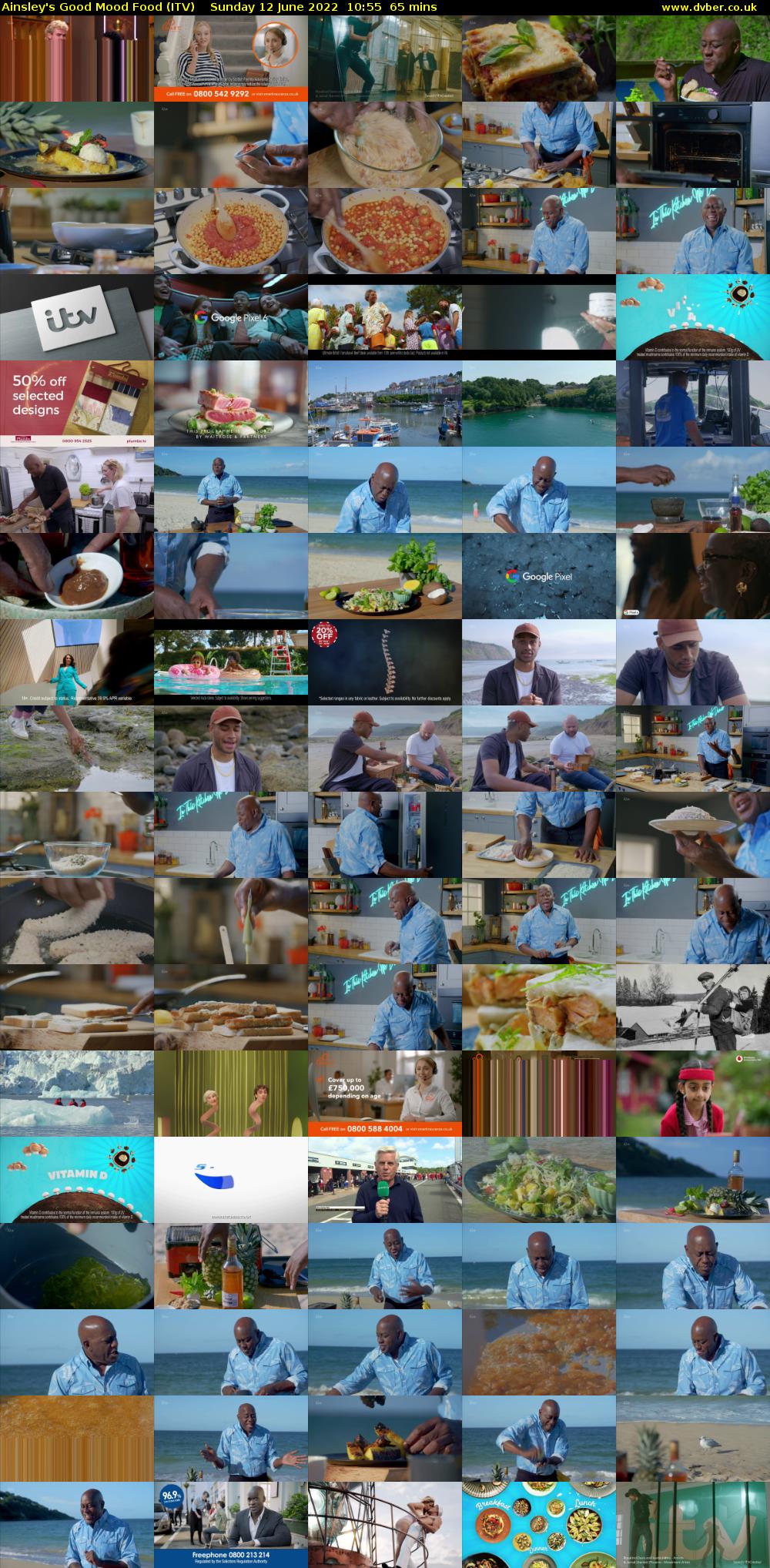 Ainsley's Good Mood Food (ITV) Sunday 12 June 2022 10:55 - 12:00