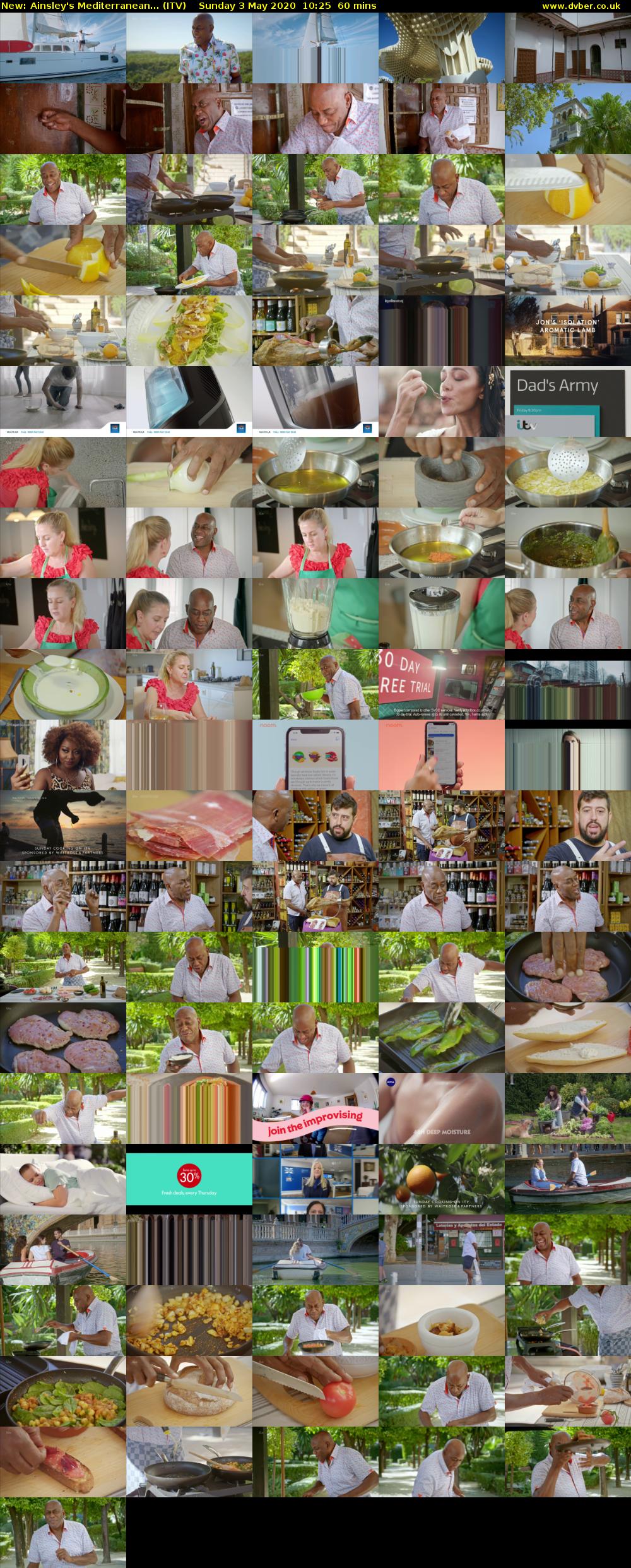 Ainsley's Mediterranean... (ITV) Sunday 3 May 2020 10:25 - 11:25