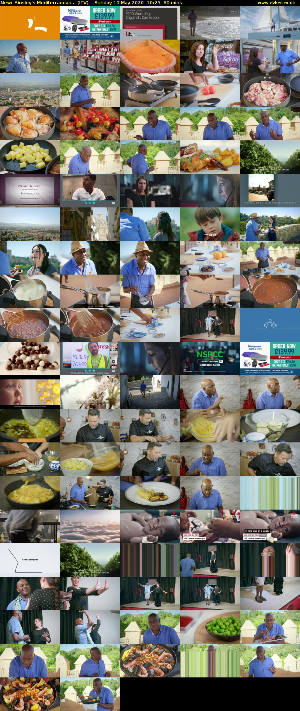 Ainsley's Mediterranean... (ITV) Sunday 10 May 2020 10:25 - 11:25