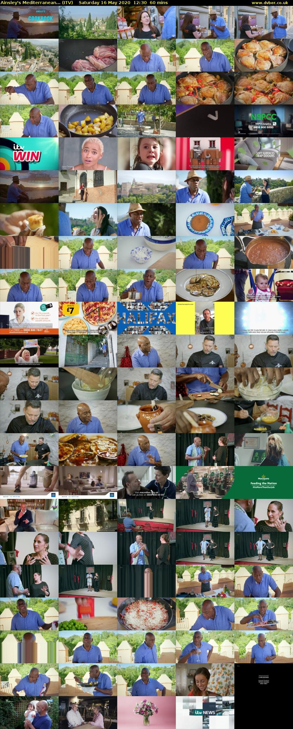 Ainsley's Mediterranean... (ITV) Saturday 16 May 2020 12:30 - 13:30