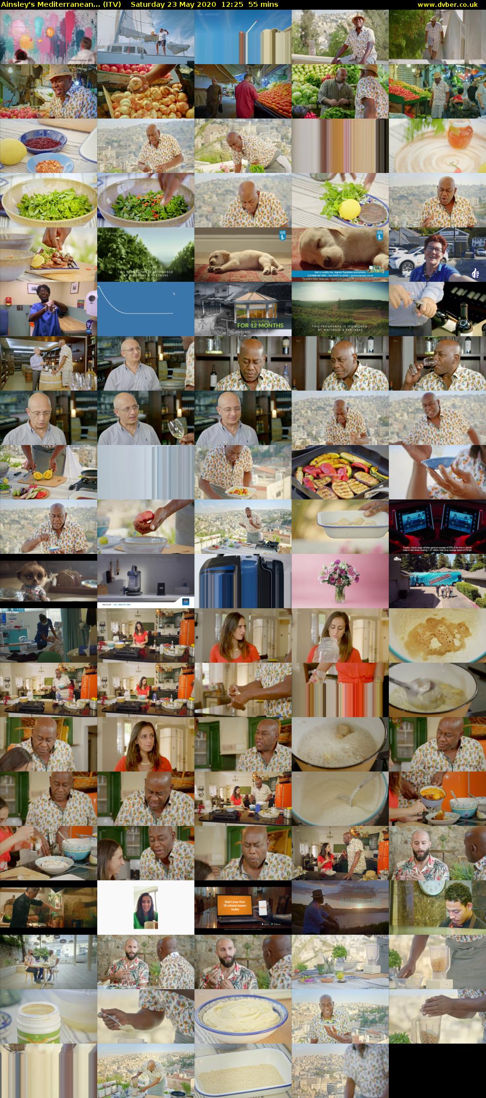 Ainsley's Mediterranean... (ITV) Saturday 23 May 2020 12:25 - 13:20