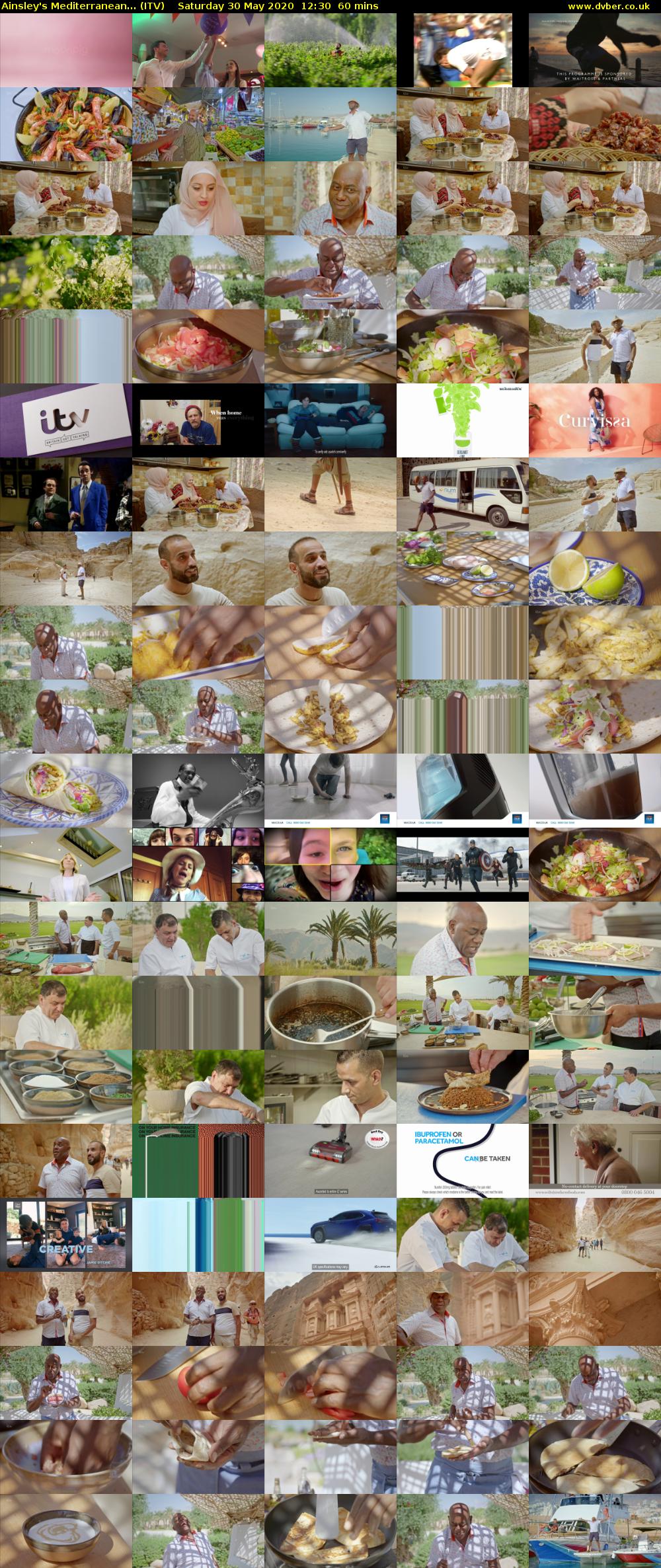 Ainsley's Mediterranean... (ITV) Saturday 30 May 2020 12:30 - 13:30