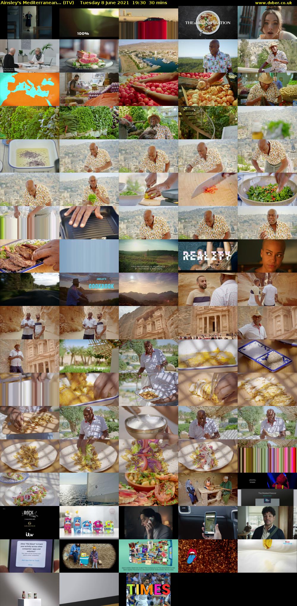 Ainsley's Mediterranean... (ITV) Tuesday 8 June 2021 19:30 - 20:00