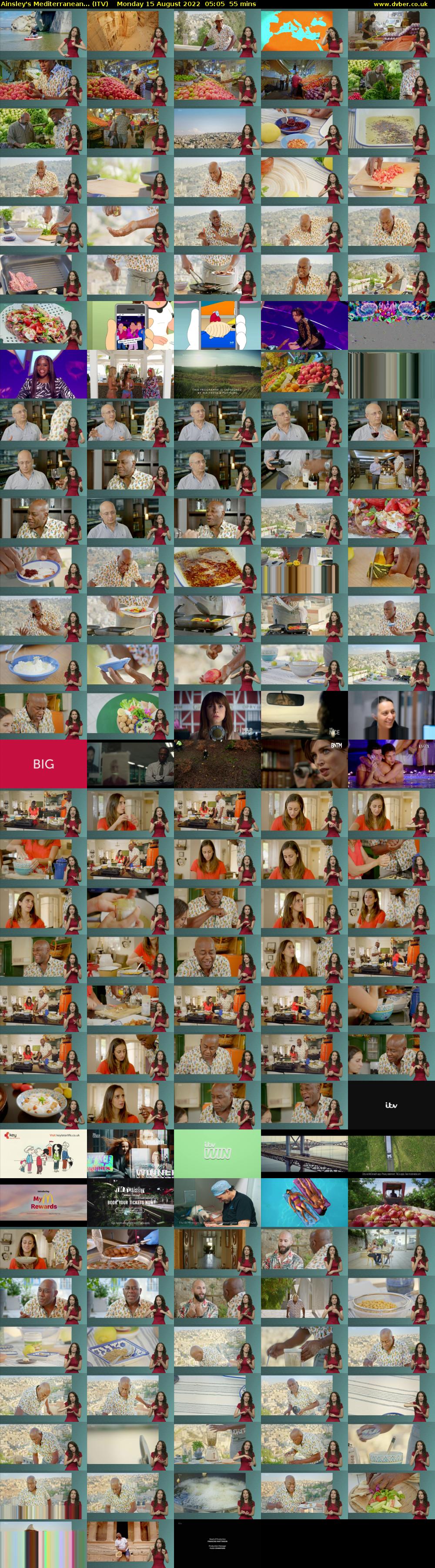 Ainsley's Mediterranean... (ITV) Monday 15 August 2022 05:05 - 06:00