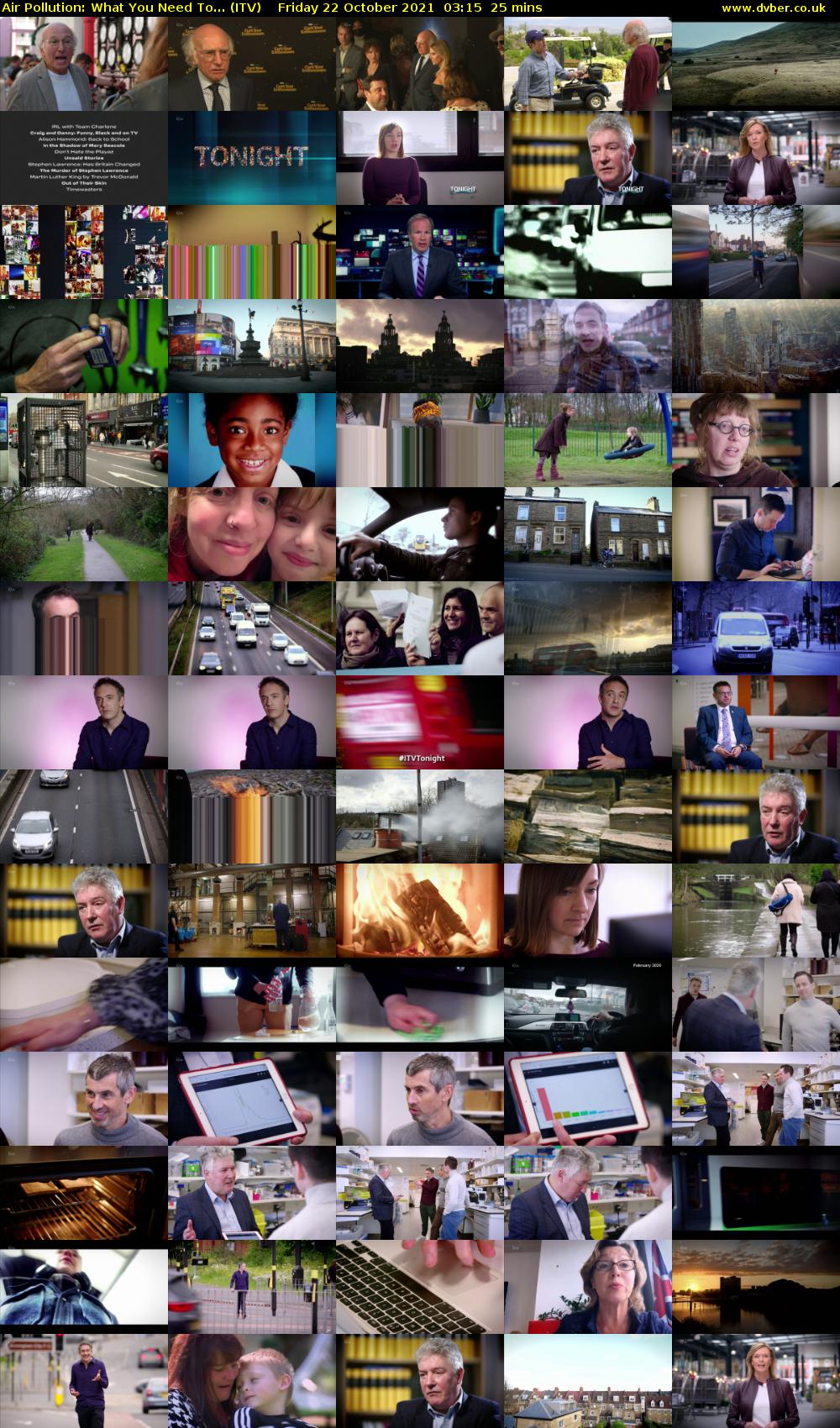 Air Pollution: What You Need To... (ITV) Friday 22 October 2021 03:15 - 03:40