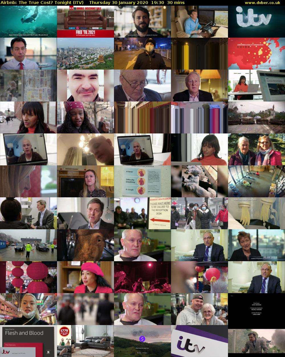 Airbnb: The True Cost? Tonight (ITV) Thursday 30 January 2020 19:30 - 20:00