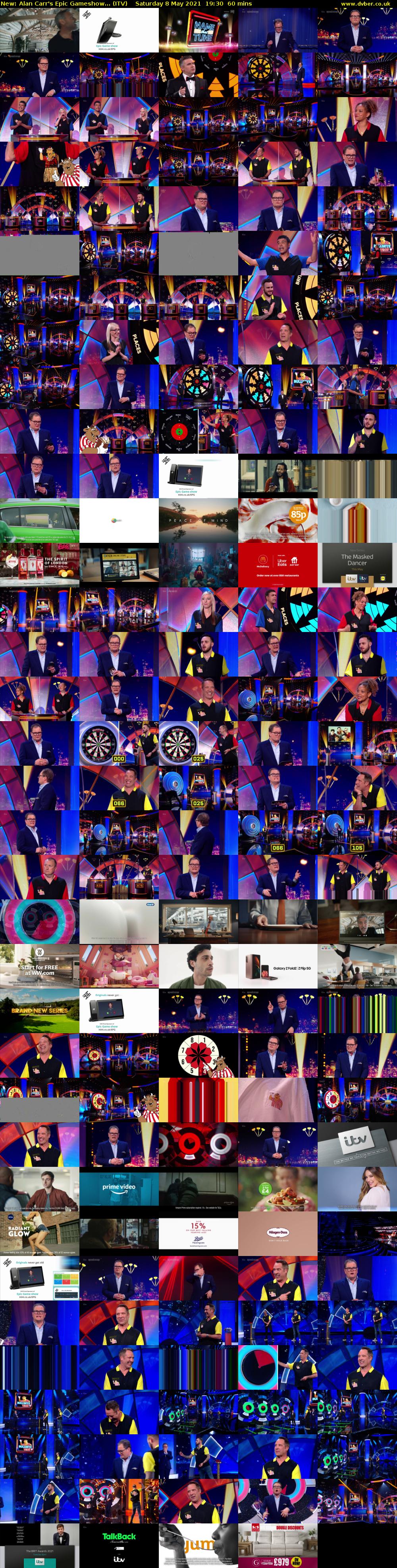 Alan Carr's Epic Gameshow... (ITV) Saturday 8 May 2021 19:30 - 20:30