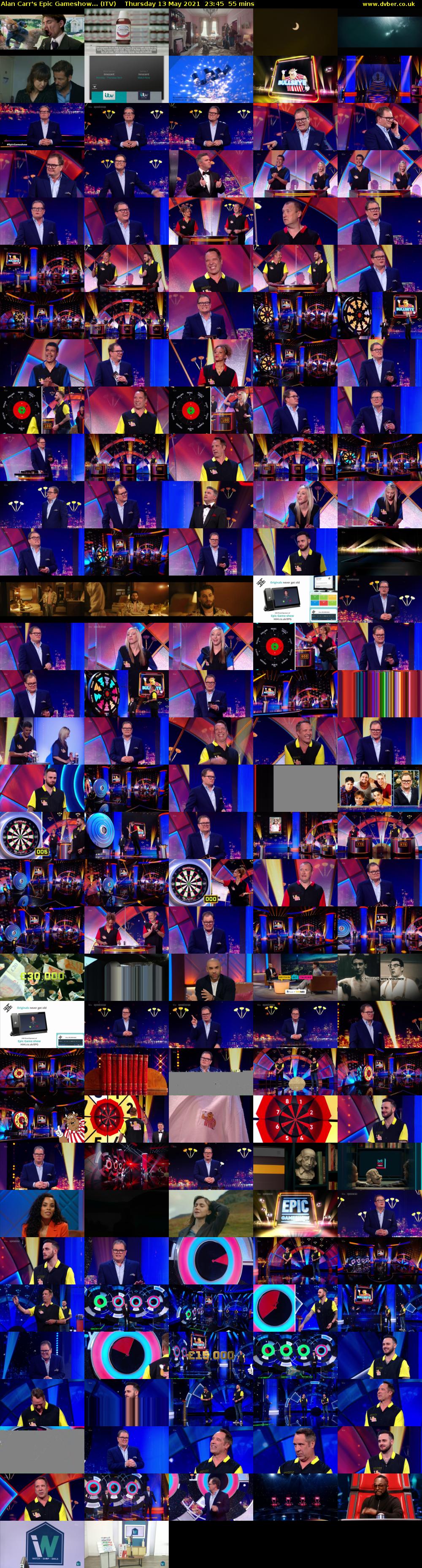 Alan Carr's Epic Gameshow... (ITV) Thursday 13 May 2021 23:45 - 00:40