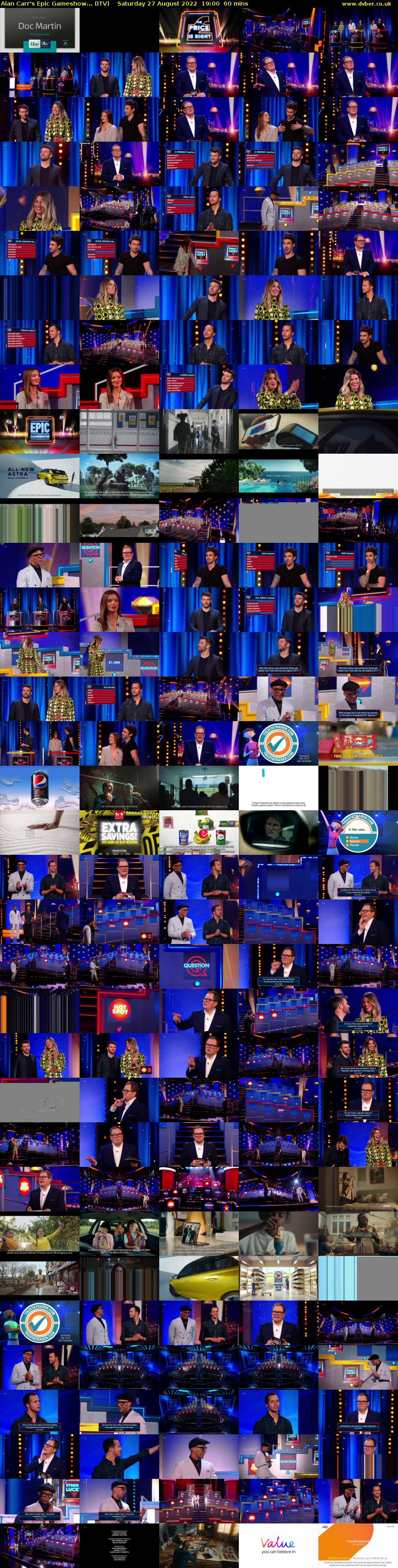 Alan Carr's Epic Gameshow... (ITV) Saturday 27 August 2022 19:00 - 20:00