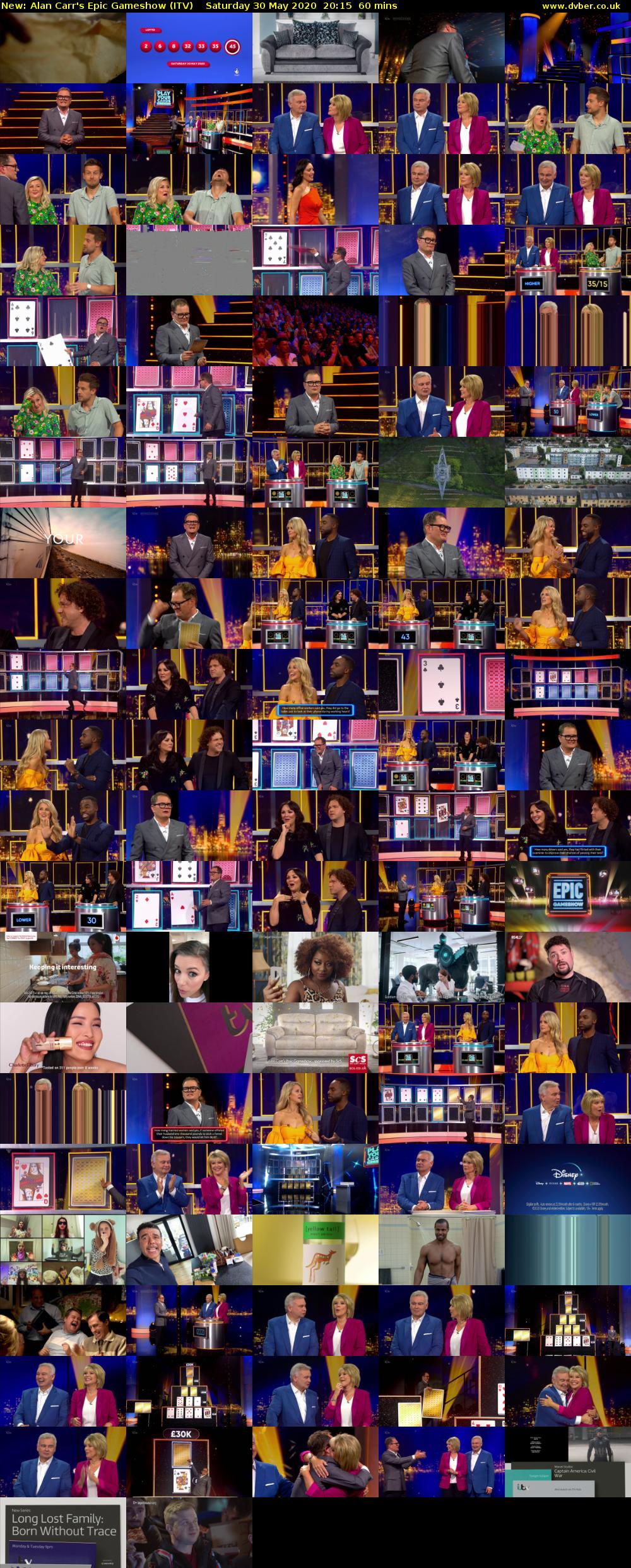 Alan Carr's Epic Gameshow (ITV) Saturday 30 May 2020 20:15 - 21:15