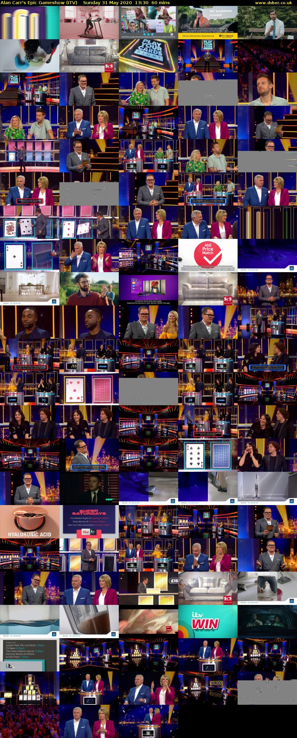Alan Carr's Epic Gameshow (ITV) Sunday 31 May 2020 13:30 - 14:30