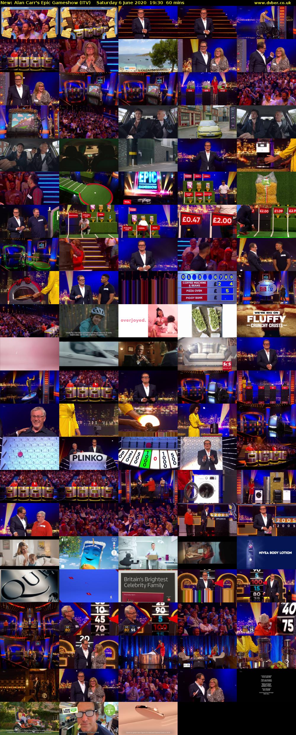 Alan Carr's Epic Gameshow (ITV) Saturday 6 June 2020 19:30 - 20:30