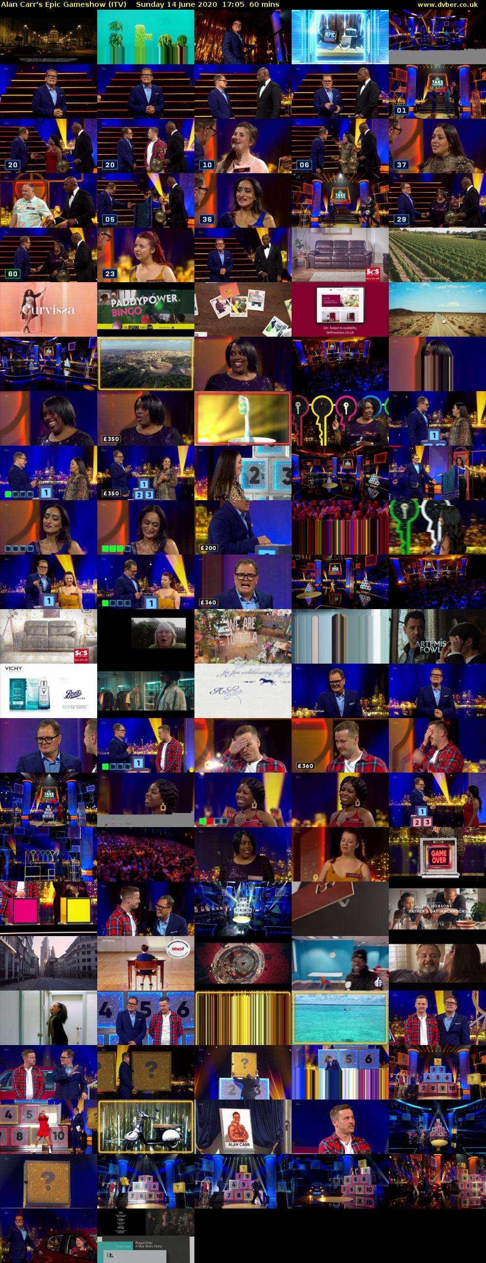 Alan Carr's Epic Gameshow (ITV) Sunday 14 June 2020 17:05 - 18:05