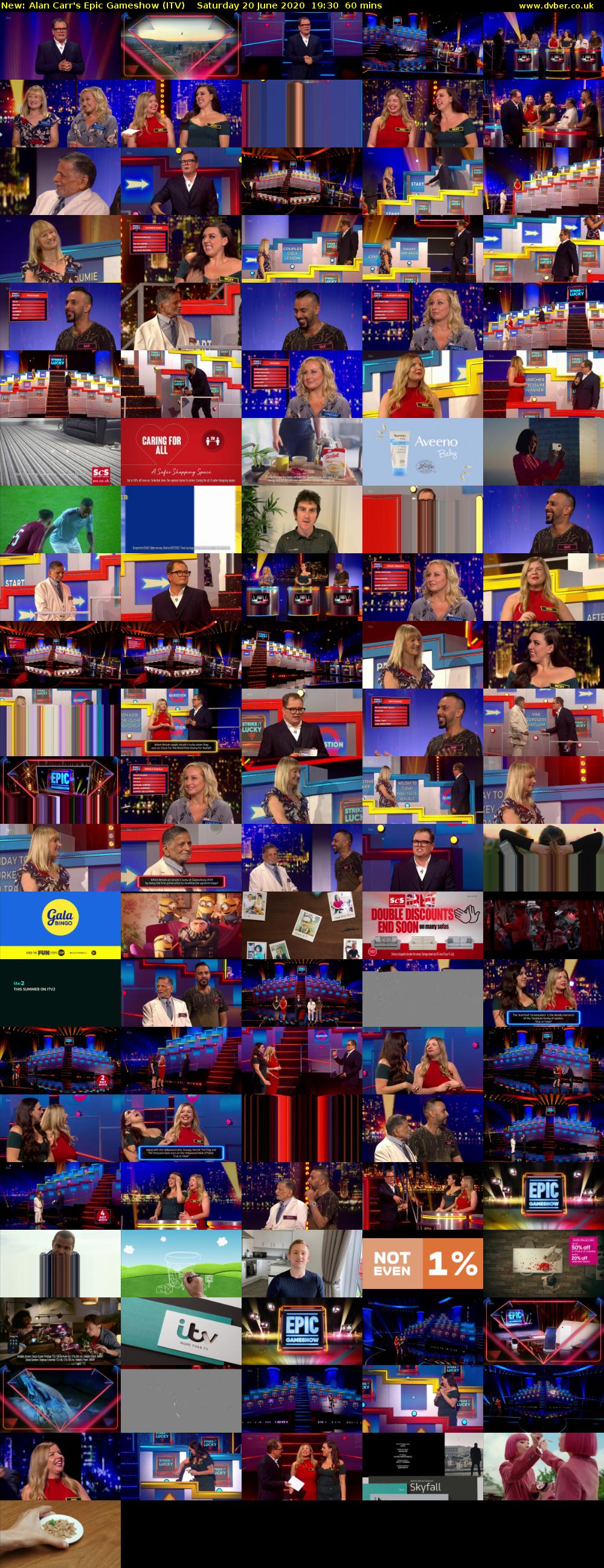 Alan Carr's Epic Gameshow (ITV) Saturday 20 June 2020 19:30 - 20:30