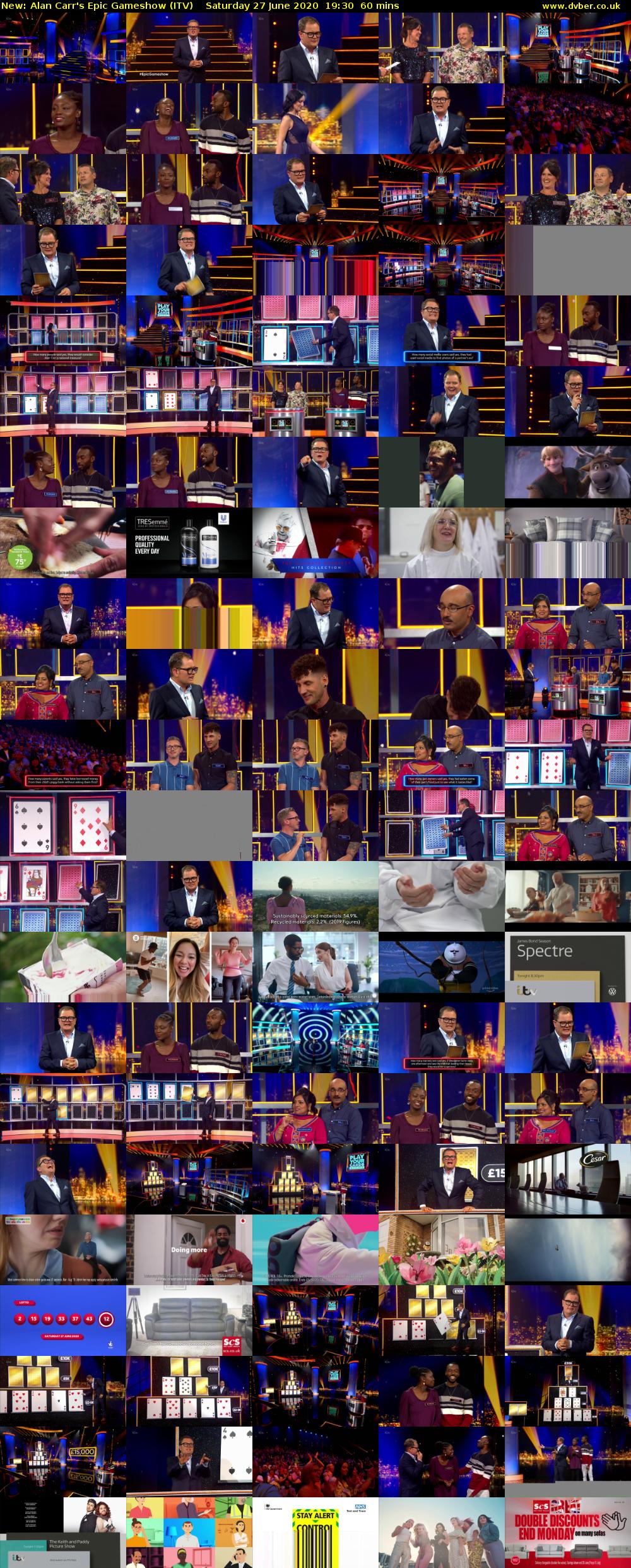 Alan Carr's Epic Gameshow (ITV) Saturday 27 June 2020 19:30 - 20:30