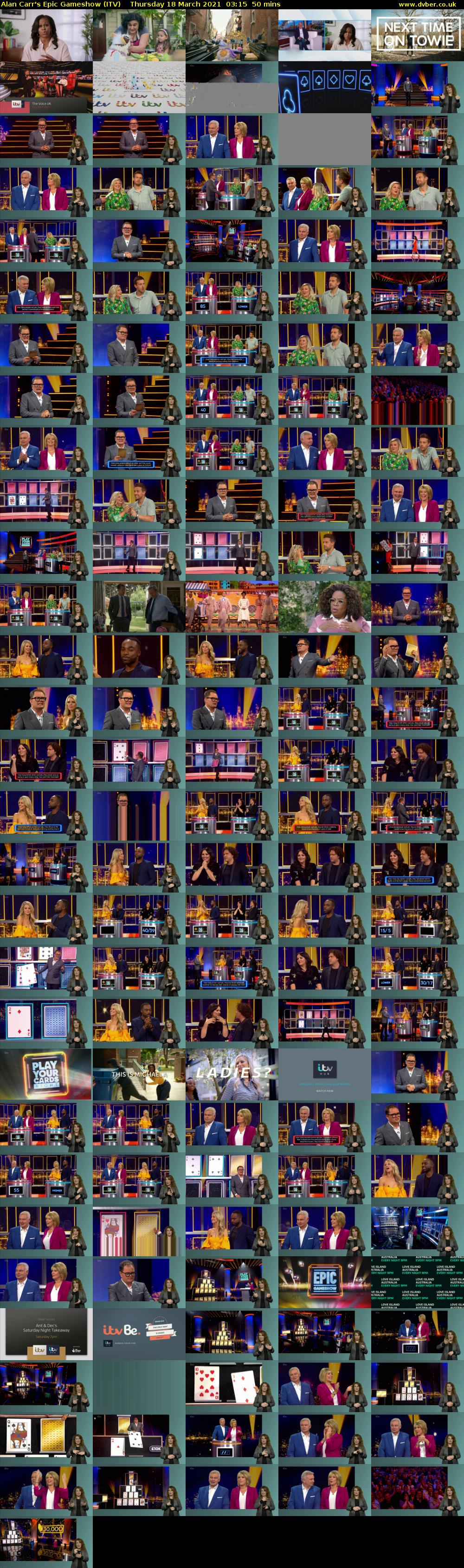 Alan Carr's Epic Gameshow (ITV) Thursday 18 March 2021 03:15 - 04:05