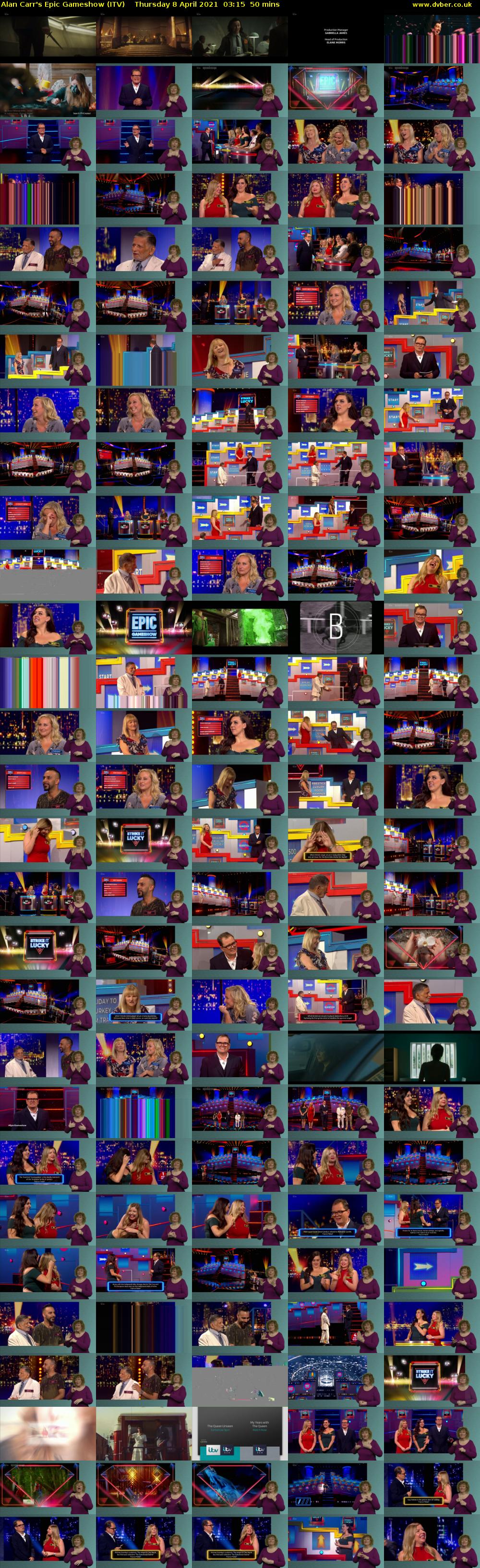 Alan Carr's Epic Gameshow (ITV) Thursday 8 April 2021 03:15 - 04:05