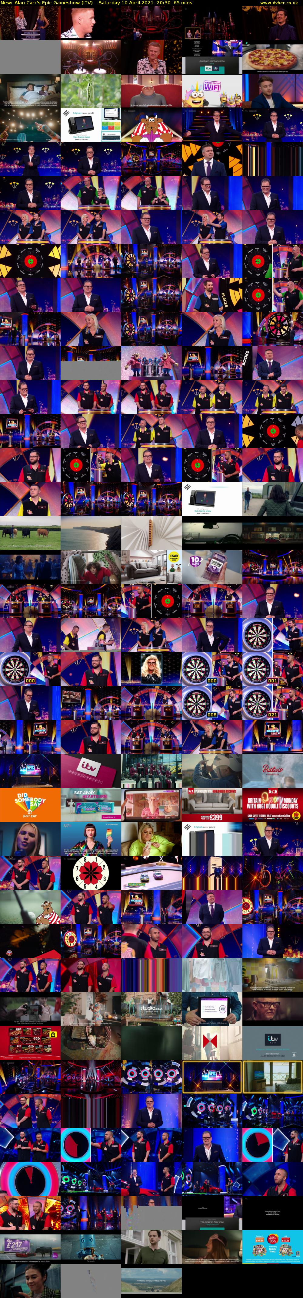 Alan Carr's Epic Gameshow (ITV) Saturday 10 April 2021 20:30 - 21:35