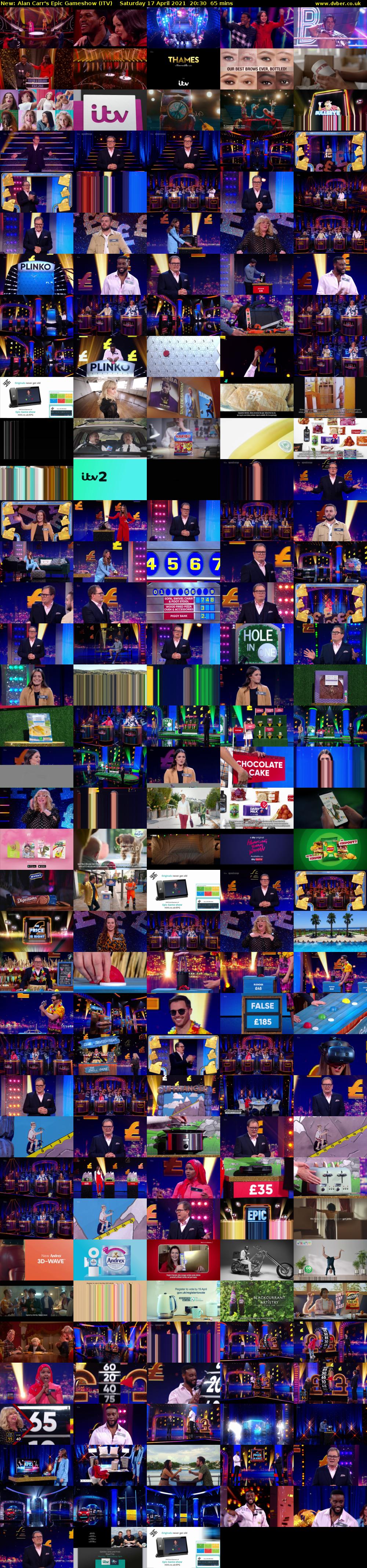 Alan Carr's Epic Gameshow (ITV) Saturday 17 April 2021 20:30 - 21:35