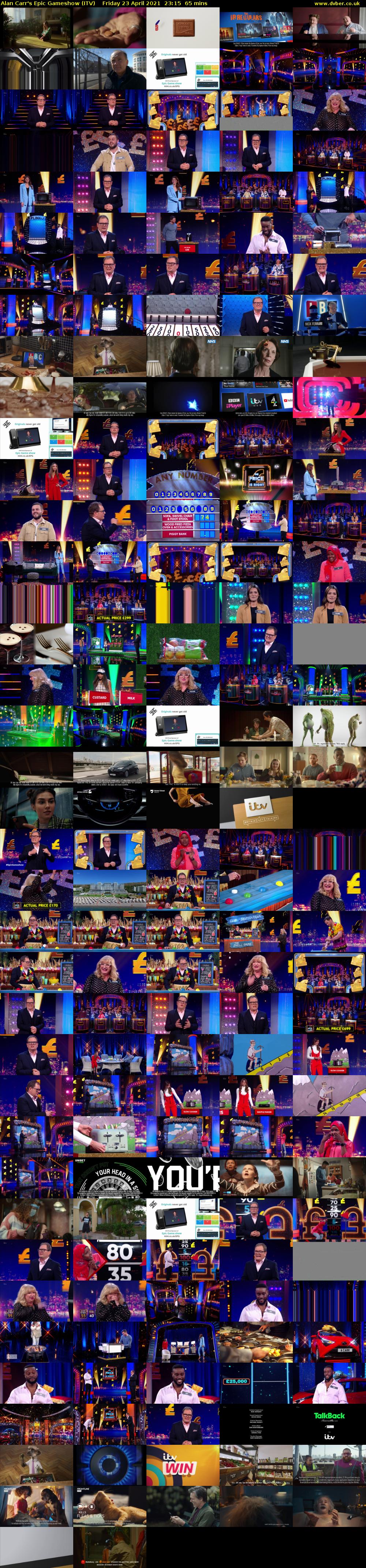 Alan Carr's Epic Gameshow (ITV) Friday 23 April 2021 23:15 - 00:20