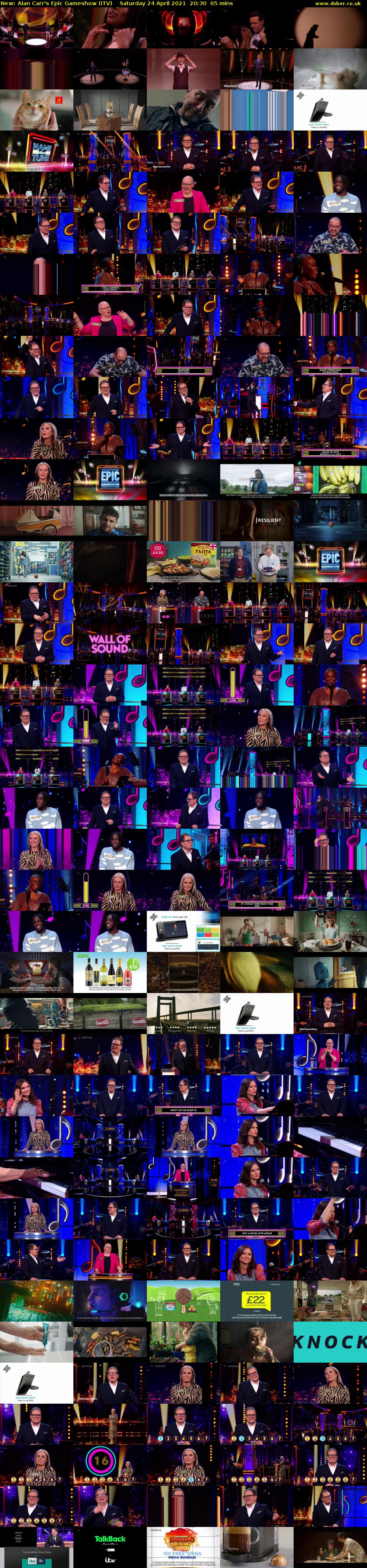 Alan Carr's Epic Gameshow (ITV) Saturday 24 April 2021 20:30 - 21:35