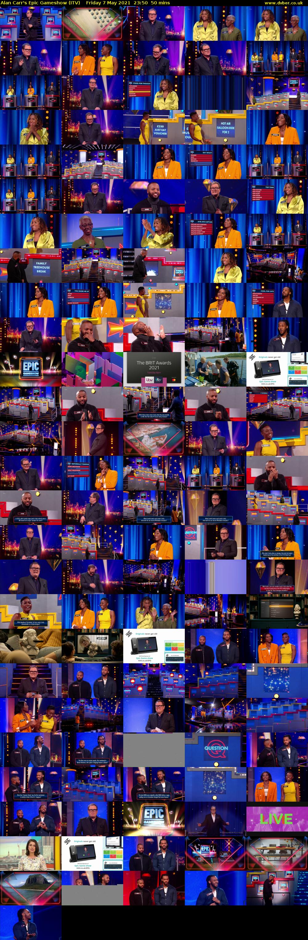 Alan Carr's Epic Gameshow (ITV) Friday 7 May 2021 23:50 - 00:40
