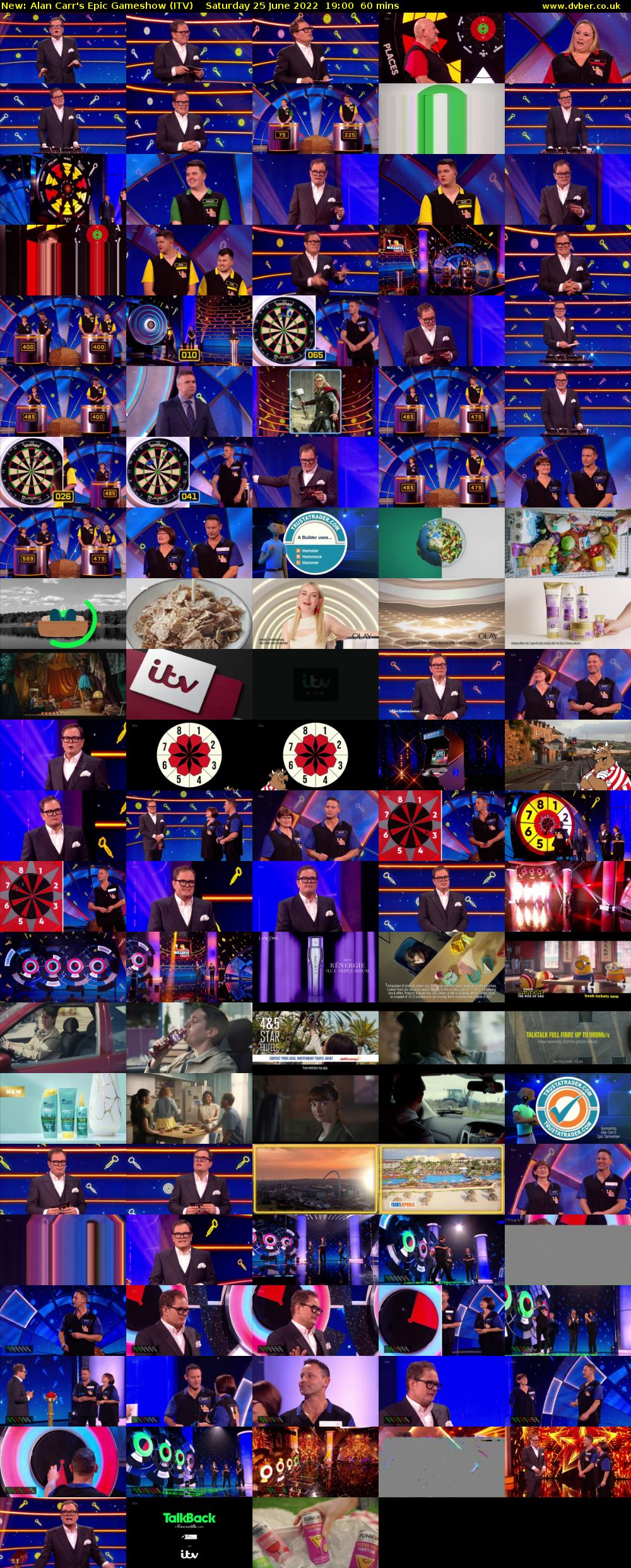 Alan Carr's Epic Gameshow (ITV) Saturday 25 June 2022 19:00 - 20:00