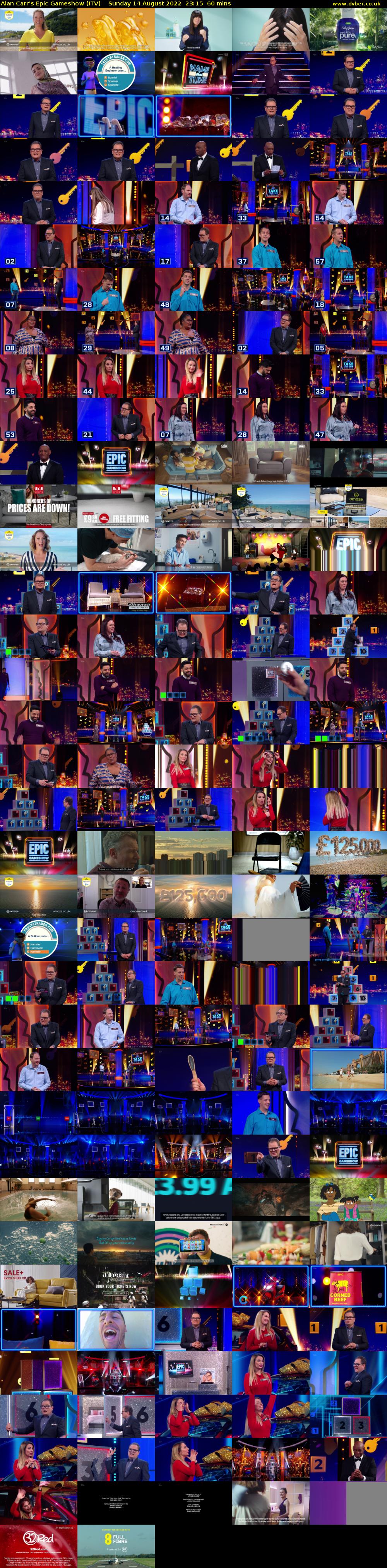 Alan Carr's Epic Gameshow (ITV) Sunday 14 August 2022 23:15 - 00:15