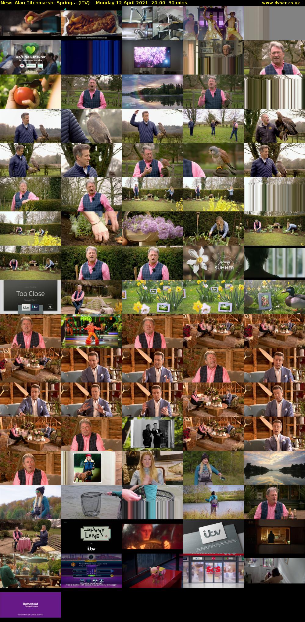 Alan Titchmarsh: Spring... (ITV) Monday 12 April 2021 20:00 - 20:30