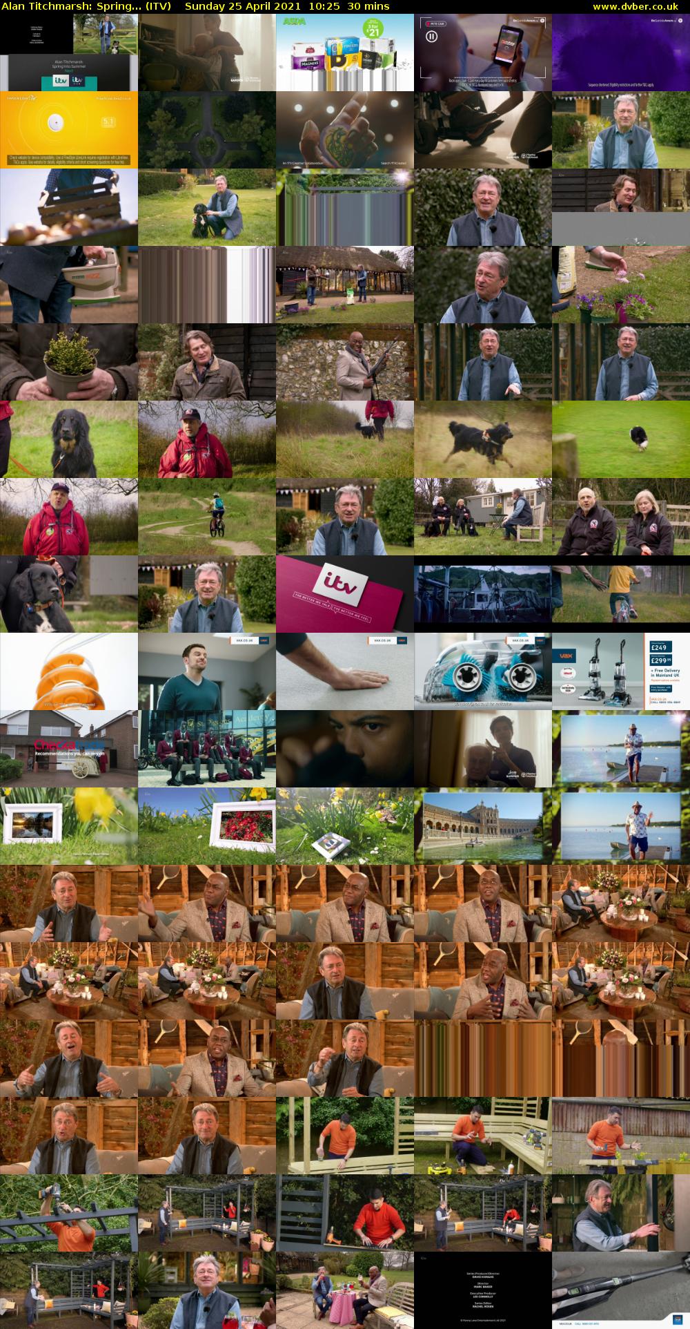 Alan Titchmarsh: Spring... (ITV) Sunday 25 April 2021 10:25 - 10:55