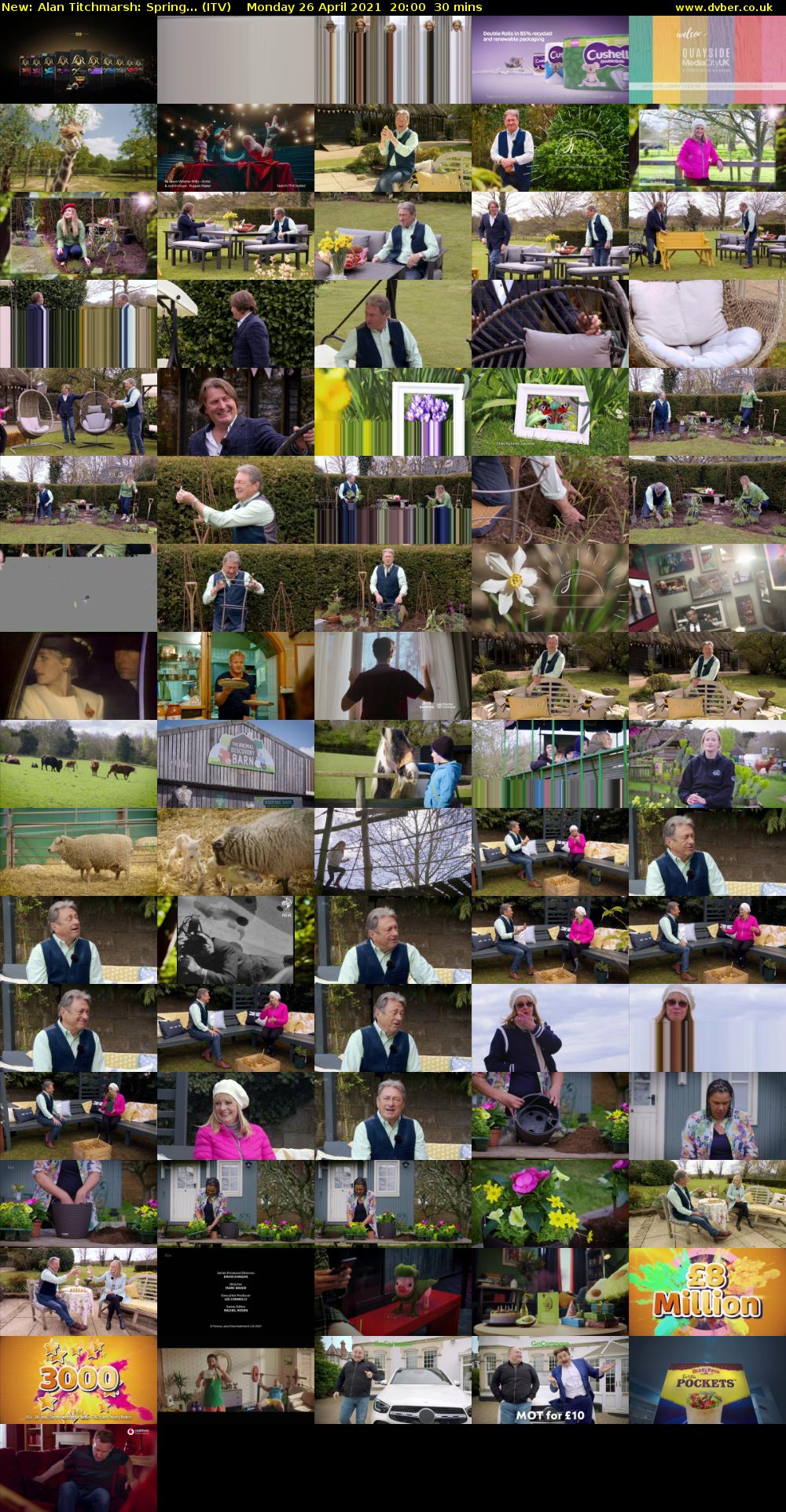 Alan Titchmarsh: Spring... (ITV) Monday 26 April 2021 20:00 - 20:30