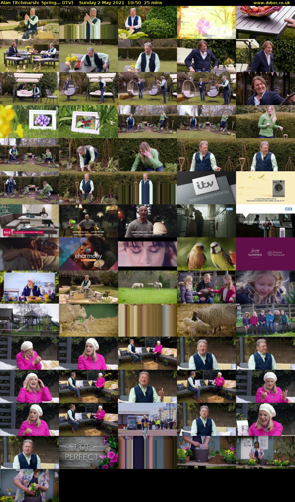 Alan Titchmarsh: Spring... (ITV) Sunday 2 May 2021 10:50 - 11:15