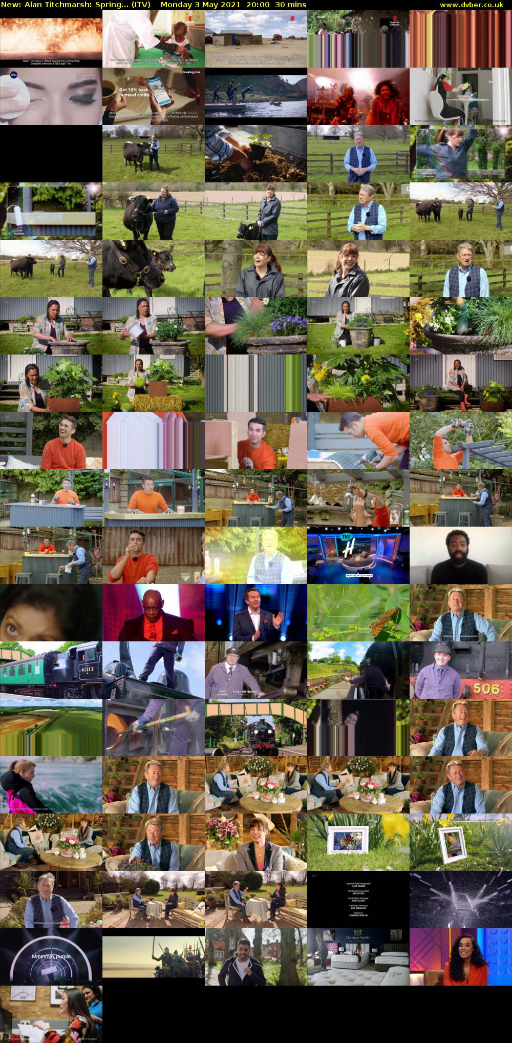 Alan Titchmarsh: Spring... (ITV) Monday 3 May 2021 20:00 - 20:30