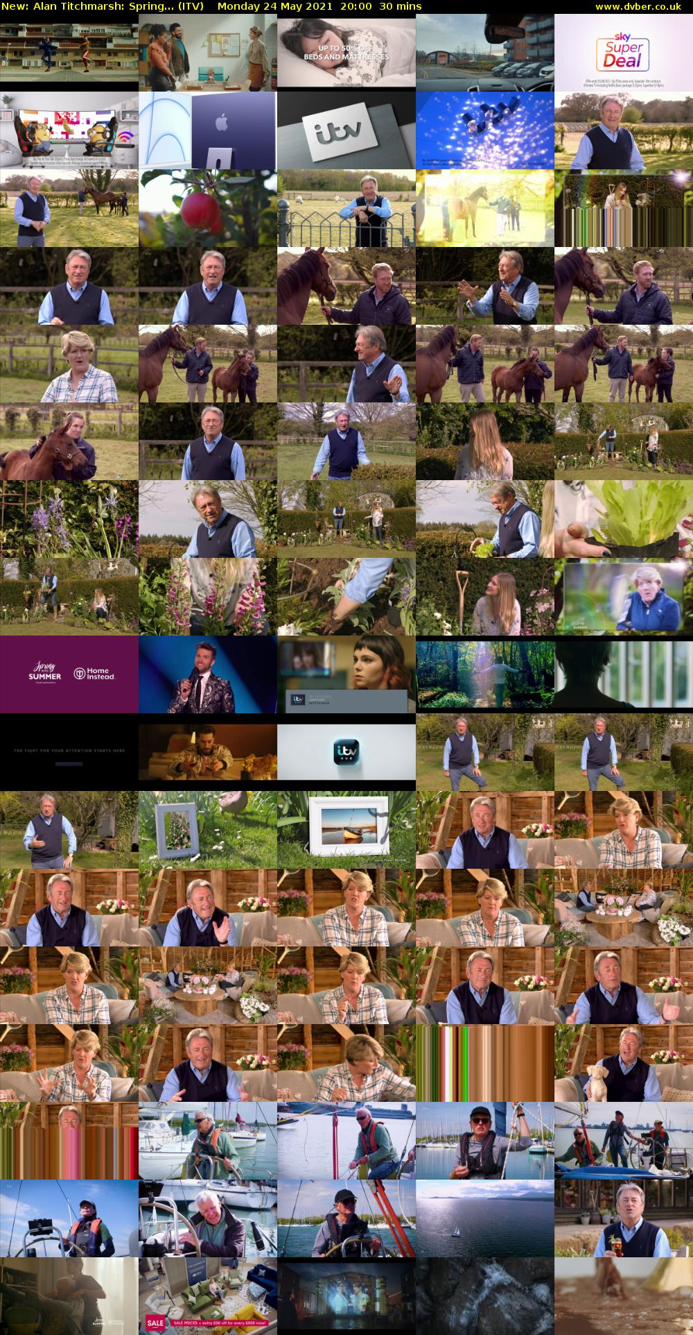Alan Titchmarsh: Spring... (ITV) Monday 24 May 2021 20:00 - 20:30