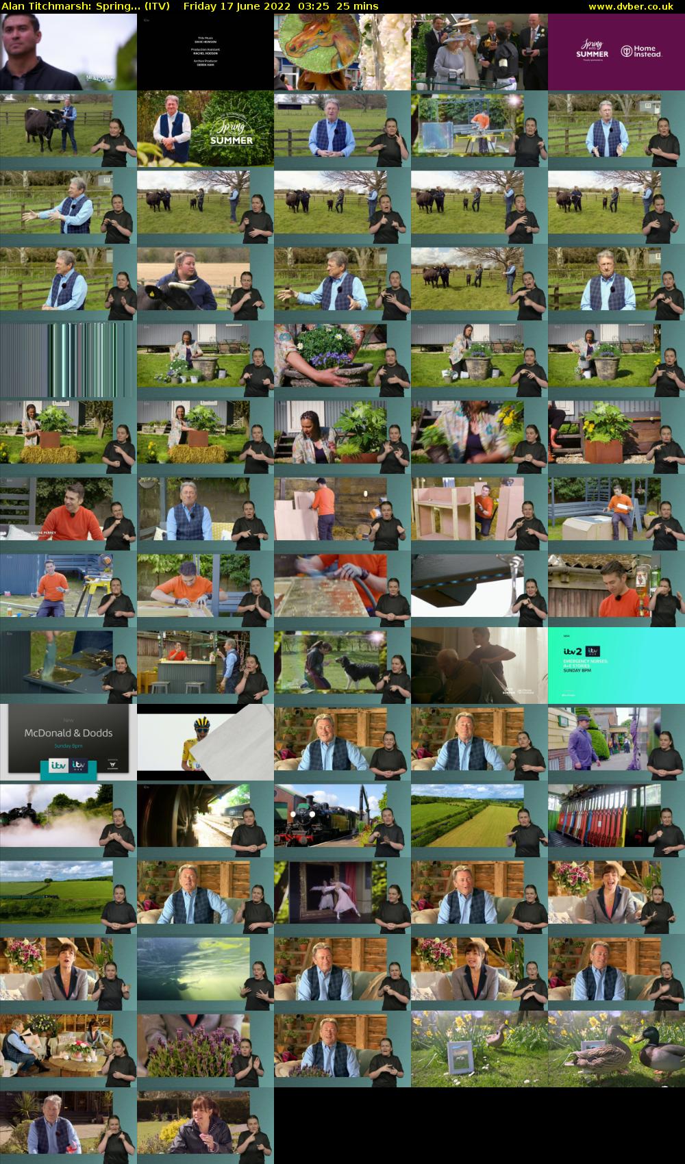 Alan Titchmarsh: Spring... (ITV) Friday 17 June 2022 03:25 - 03:50