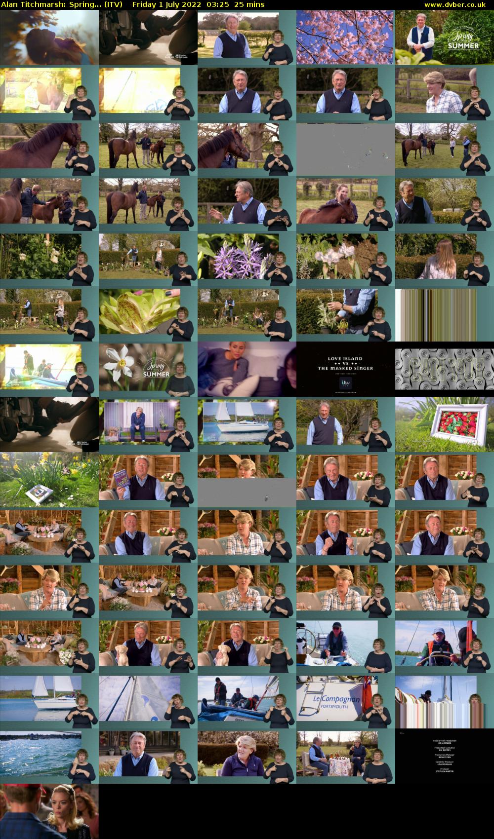 Alan Titchmarsh: Spring... (ITV) Friday 1 July 2022 03:25 - 03:50