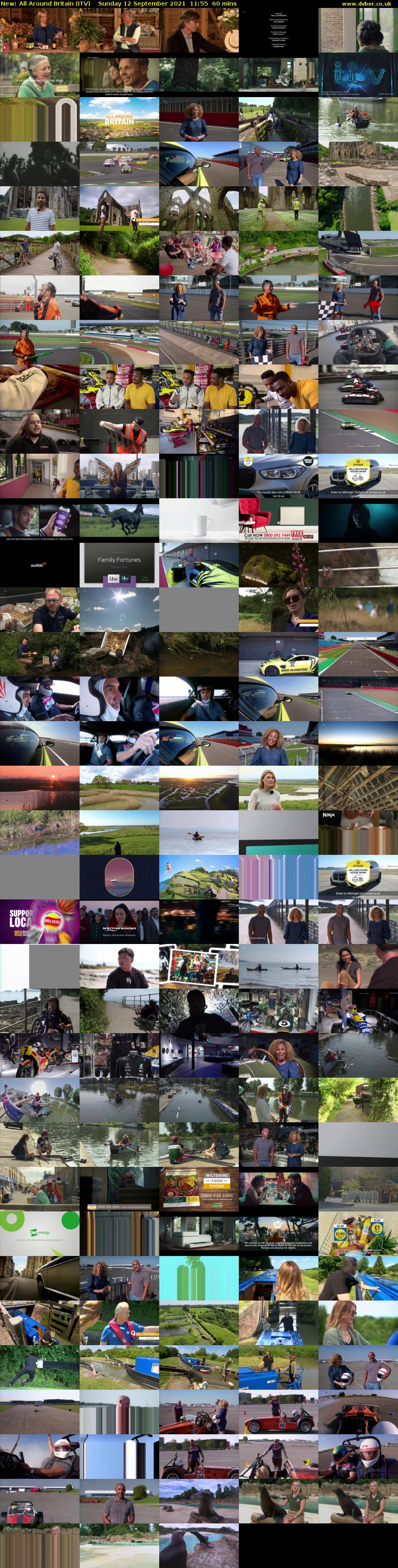 All Around Britain (ITV) Sunday 12 September 2021 11:55 - 12:55