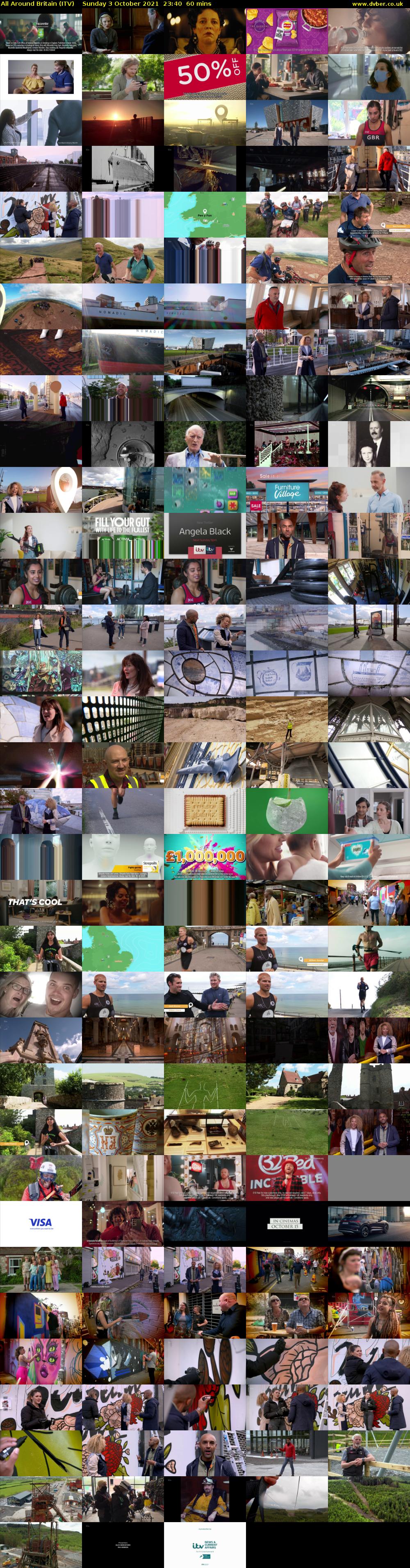All Around Britain (ITV) Sunday 3 October 2021 23:40 - 00:40