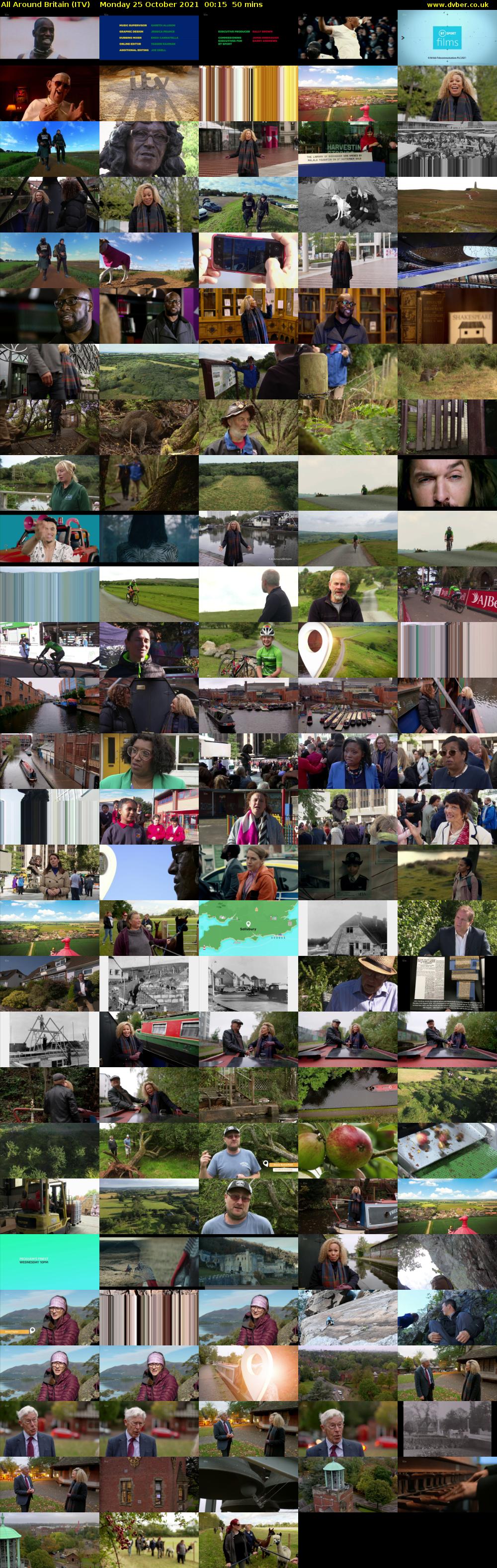 All Around Britain (ITV) Monday 25 October 2021 00:15 - 01:05