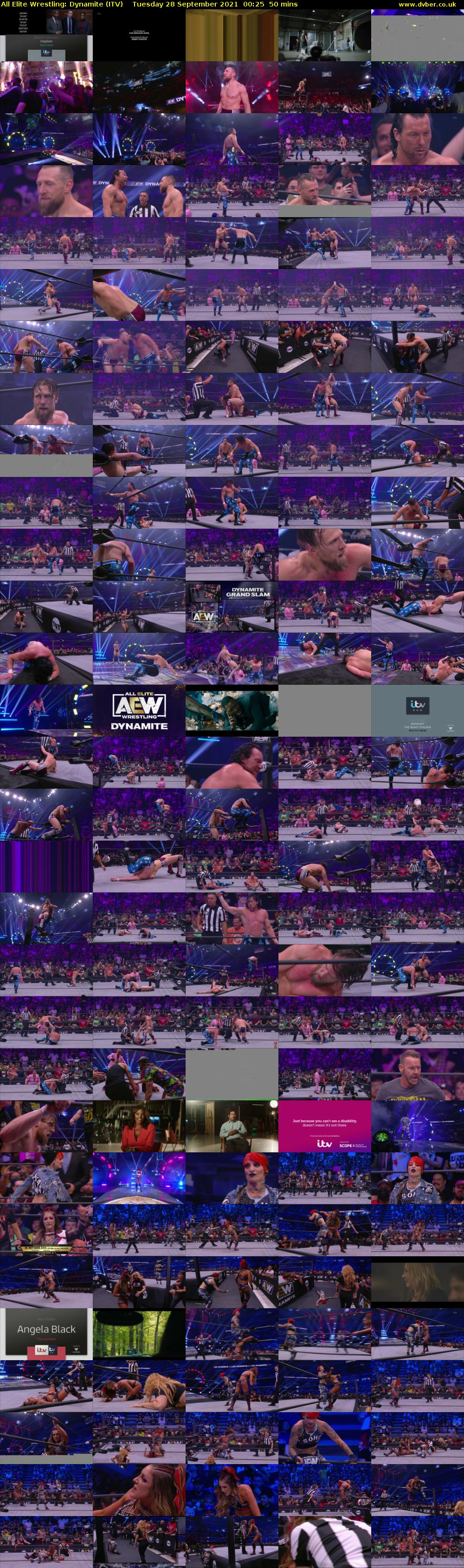 All Elite Wrestling: Dynamite (ITV) Tuesday 28 September 2021 00:25 - 01:15