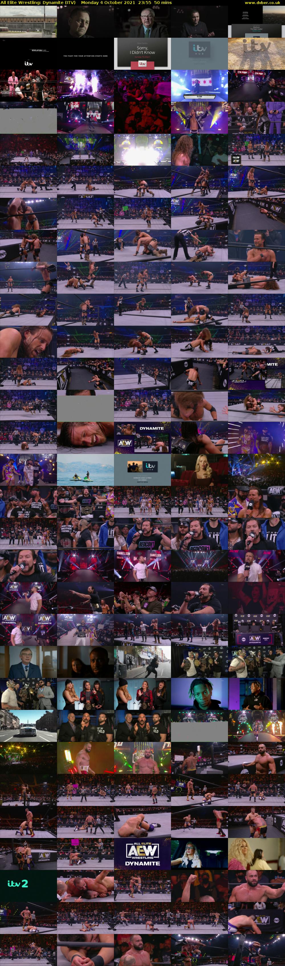 All Elite Wrestling: Dynamite (ITV) Monday 4 October 2021 23:55 - 00:45