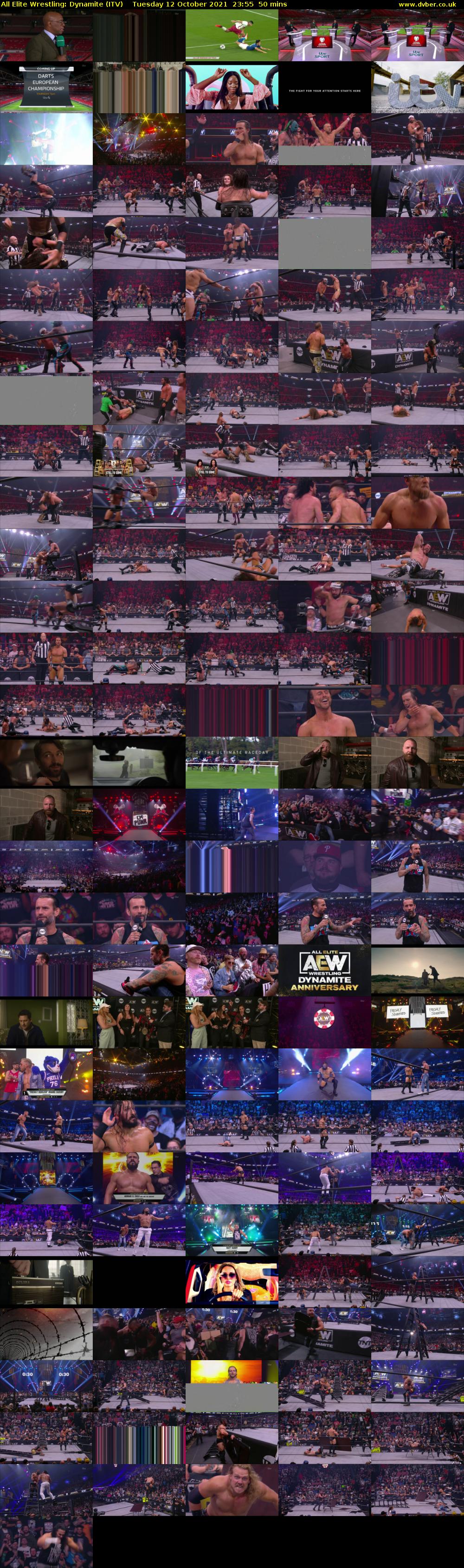 All Elite Wrestling: Dynamite (ITV) Tuesday 12 October 2021 23:55 - 00:45