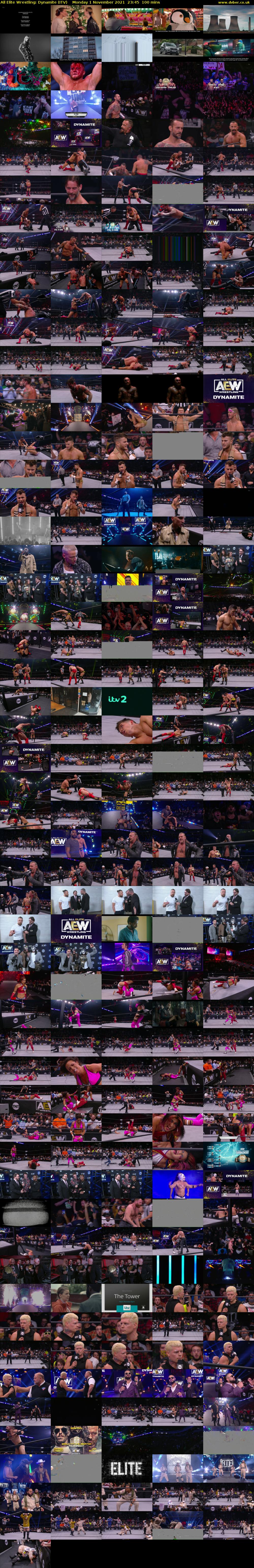 All Elite Wrestling: Dynamite (ITV) Monday 1 November 2021 23:45 - 01:25